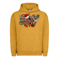 Pigment Peanut Butter christmas joy highland cow Urban Hoodie - CowhideDigitalArt