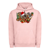 Pigment Salmon christmas joy highland cow Urban Hoodie - CowhideDigitalArt