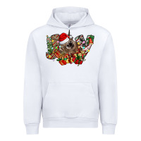 White christmas joy highland cow Urban Hoodie - CowhideDigitalArt