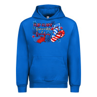 Cobalt Flip flops fireworks & freedom 4th of july Urban Hoodie - CowGirlArtShop