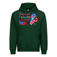 Forest Green Flip flops fireworks & freedom 4th of july Urban Hoodie - CowGirlArtShop