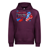 Mauve Wine Flip flops fireworks & freedom 4th of july Urban Hoodie - CowGirlArtShop