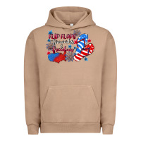 Pigment Burro Flip flops fireworks & freedom 4th of july Urban Hoodie - CowGirlArtShop