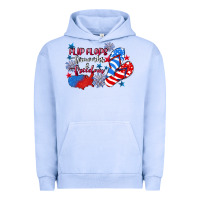 Pigment Grape Ice Flip flops fireworks & freedom 4th of july Urban Hoodie - CowGirlArtShop