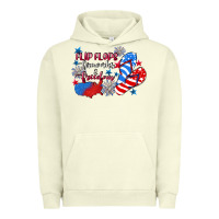 Pigment Pistachio Flip flops fireworks & freedom 4th of july Urban Hoodie - CowGirlArtShop