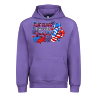 Tulip Flip flops fireworks & freedom 4th of july Urban Hoodie - CowGirlArtShop
