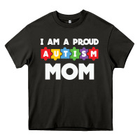 Asphalt LIL Autism Mom Heavy Core Tee - CowhideDigitalArt