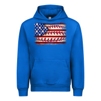 Cobalt Baseball American flag Urban Hoodie - Neo Western