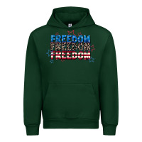 Forest Green Freedom freedom freedom 4th of july Urban Hoodie - CowGirlArtShop