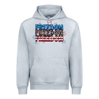 Heather Grey Freedom freedom freedom 4th of july Urban Hoodie - CowGirlArtShop