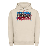 Pigment French Oak Freedom freedom freedom 4th of july Urban Hoodie - CowGirlArtShop
