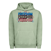 Pigment Oil Green Freedom freedom freedom 4th of july Urban Hoodie - CowGirlArtShop