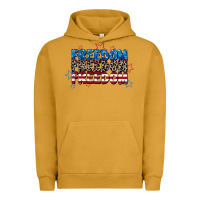 Pigment Peanut Butter Freedom freedom freedom 4th of july Urban Hoodie - CowGirlArtShop