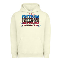 Pigment Pistachio Freedom freedom freedom 4th of july Urban Hoodie - CowGirlArtShop