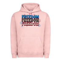 Pigment Salmon Freedom freedom freedom 4th of july Urban Hoodie - CowGirlArtShop