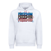 White Freedom freedom freedom 4th of july Urban Hoodie - CowGirlArtShop