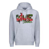 Heather Grey love summer Premium Hoodie - SublimationCraftShop