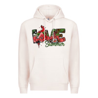 Pale Pink love summer Premium Hoodie - SublimationCraftShop