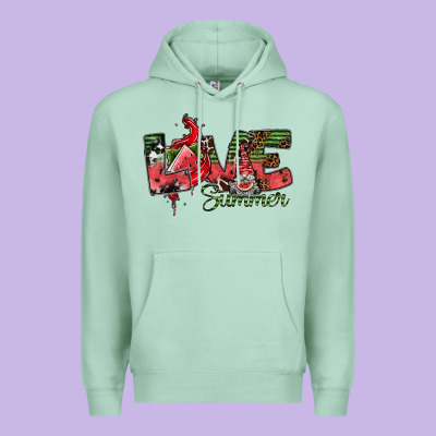 Love Summer Premium Hoodie Designed By Sublimationcraftshop