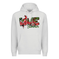 Dove Grey love summer Premium Hoodie - SublimationCraftShop