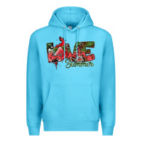 Ocean Blue love summer Premium Hoodie - SublimationCraftShop