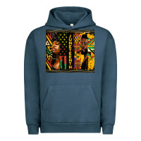 Pigment Midnight Navy juneteenth tumbler Urban Hoodie - HRA Design Shop