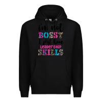 Black ı'm not bossy ı just have leadership skills Premium Hoodie - FaDigitalArtStudio