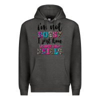 Charcoal Heather ı'm not bossy ı just have leadership skills Premium Hoodie - FaDigitalArtStudio