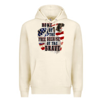Tofu Home of the free because of the brave 4th of july Premium Hoodie - CowGirlArtShop