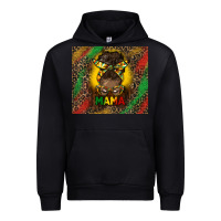 Black juneteenth afro bun mama tumbler Urban Hoodie - HRA Design Shop