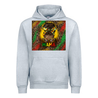 Heather Grey juneteenth afro bun mama tumbler Urban Hoodie - HRA Design Shop