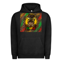 Pigment Black juneteenth afro bun mama tumbler Urban Hoodie - HRA Design Shop