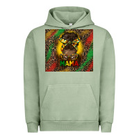 Pigment Oil Green juneteenth afro bun mama tumbler Urban Hoodie - HRA Design Shop