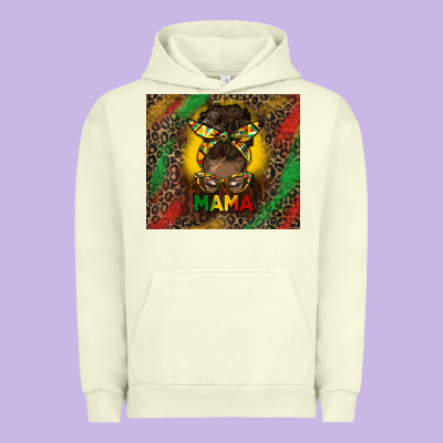 Juneteenth Afro Bun Mama Tumbler Urban Hoodie Designed By Hra Design Shop