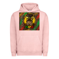 Pigment Salmon juneteenth afro bun mama tumbler Urban Hoodie - HRA Design Shop