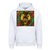 White juneteenth afro bun mama tumbler Urban Hoodie - HRA Design Shop