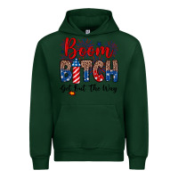 Forest Green Boom bitch get out the way Urban Hoodie - Neo Western