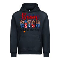 Navy Boom bitch get out the way Urban Hoodie - Neo Western