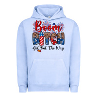 Pigment Grape Ice Boom bitch get out the way Urban Hoodie - Neo Western