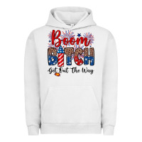 Pigment Lunar Rock Boom bitch get out the way Urban Hoodie - Neo Western