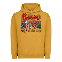 Pigment Peanut Butter Boom bitch get out the way Urban Hoodie - Neo Western