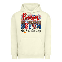Pigment Pistachio Boom bitch get out the way Urban Hoodie - Neo Western