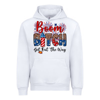 White Boom bitch get out the way Urban Hoodie - Neo Western