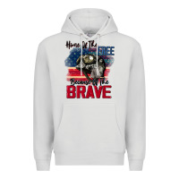 Home Of The Free Because Of The Brave 4th Of July Premium Hoodie | Teevron