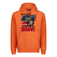 Carrot Home of the free because of the brave 4th of july Premium Hoodie - CowGirlArtShop