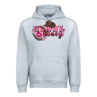 Heather Grey howdy honey valentine's day Urban Hoodie - FaDigitalArtStudio