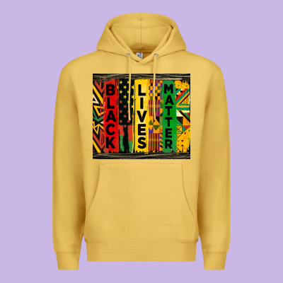 Black Lives Matter Tumbler Premium Hoodie Designed By Hra Design Shop