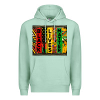 Seafoam black lives matter tumbler Premium Hoodie - HRA Design Shop