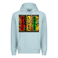 Blue Mist black lives matter tumbler Premium Hoodie - HRA Design Shop