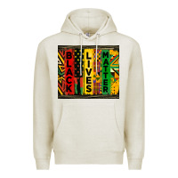 Oatmeal Heather black lives matter tumbler Premium Hoodie - HRA Design Shop